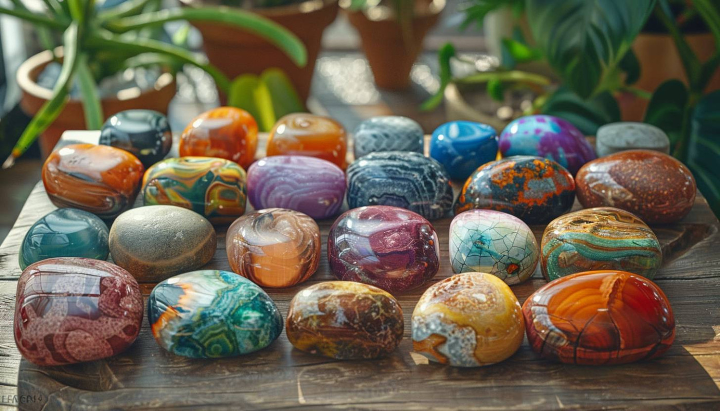 Guide complet des pierres roulées et leurs bienfaits en lithothérapie